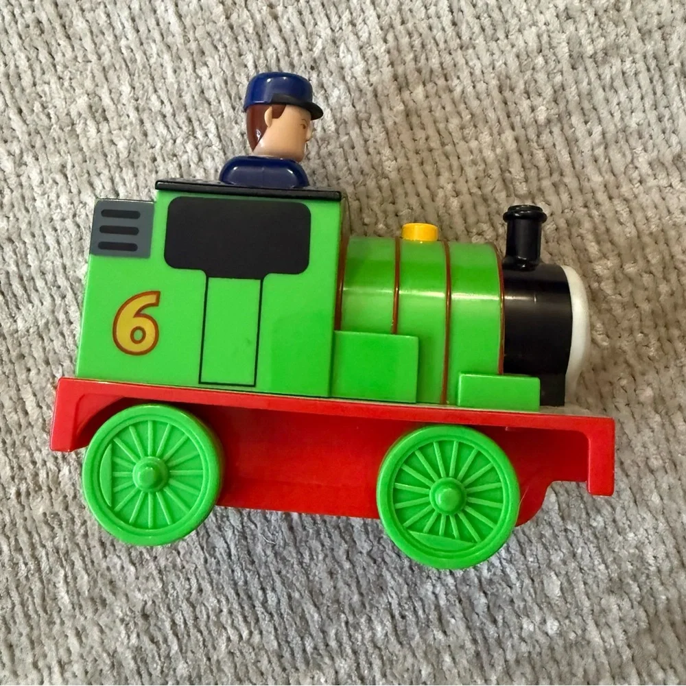 Thomas & Friends Percy No. 6 Push n‎ Go Train Toy 2004 Gullane